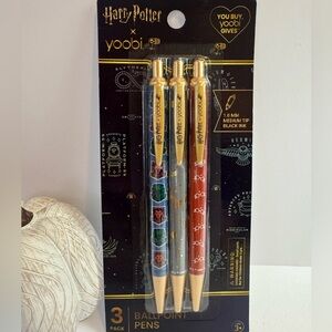Harry Potter x Yoobi Ballpoint Pens 3-Pack